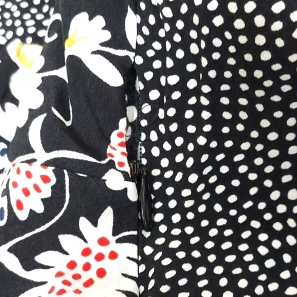BODEN Women's Mollie Floral Patchwork Dress Black Size 8 LONG - Picture 14 of 15